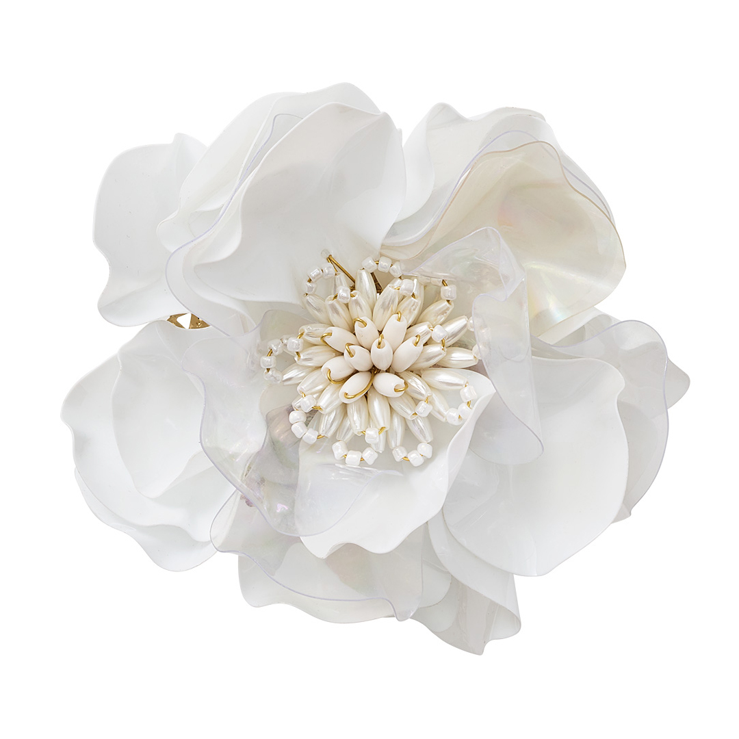 Gardenia Napkin Ring by Kim Seybert | Fine Linens