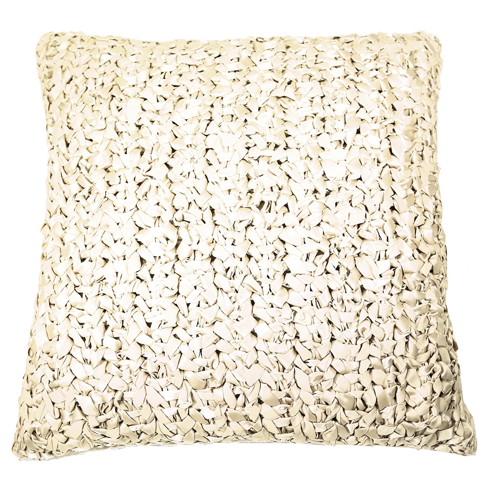 Ann Gish Ribbon Knit Pillow