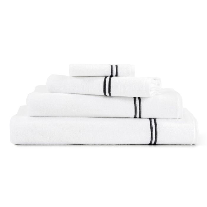 Frette Classic Wash Cloth - White Grey