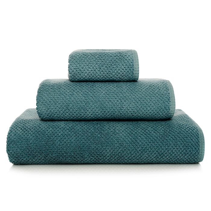 100% Cotton Terry Tea Towel Teal Green. Waffle Honeycomb Dish Cloth.  Stylish Minimalist Home Decor. Hand Towel. Natural Kitchen Accessories 