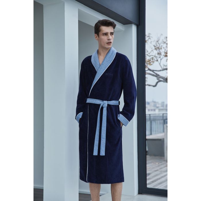 Fine Linens | Lord Shawl Collar Bath Robe By Hugo Boss