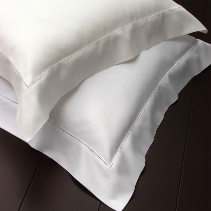 Elegante Percale Solid Hemstitch by Dea Linens