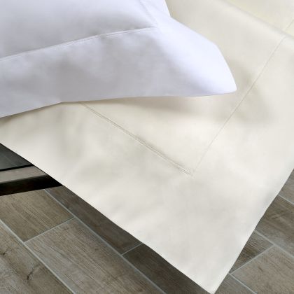 Millennium Sateen Solid Punto Parigi Hem by Dea Linens