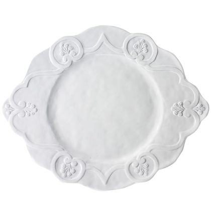 Bella Bianca Scalloped Charger/Platter by Arte Italica