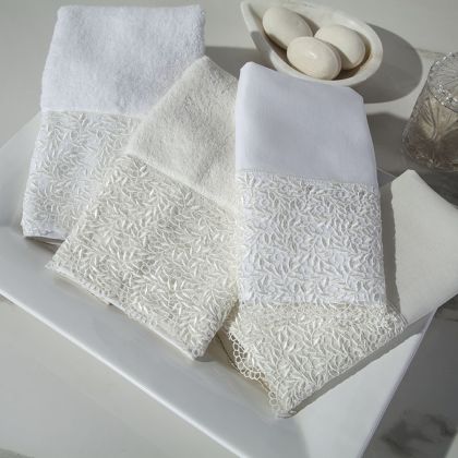 Lace Edged Towels