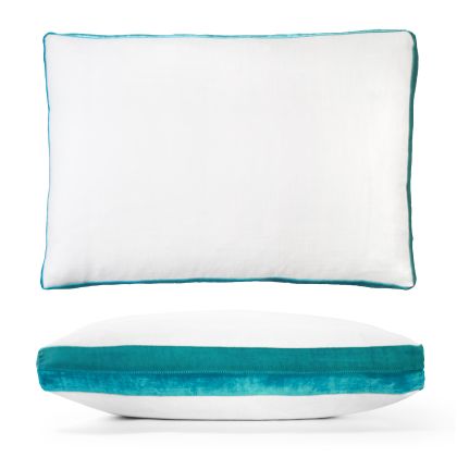 Entwined Velvet Extra Long Lumbar Pillow by Kevin O'Brien (Silk Velvet  Pillow)