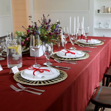 Linen Table By Huddleson Table Cloth