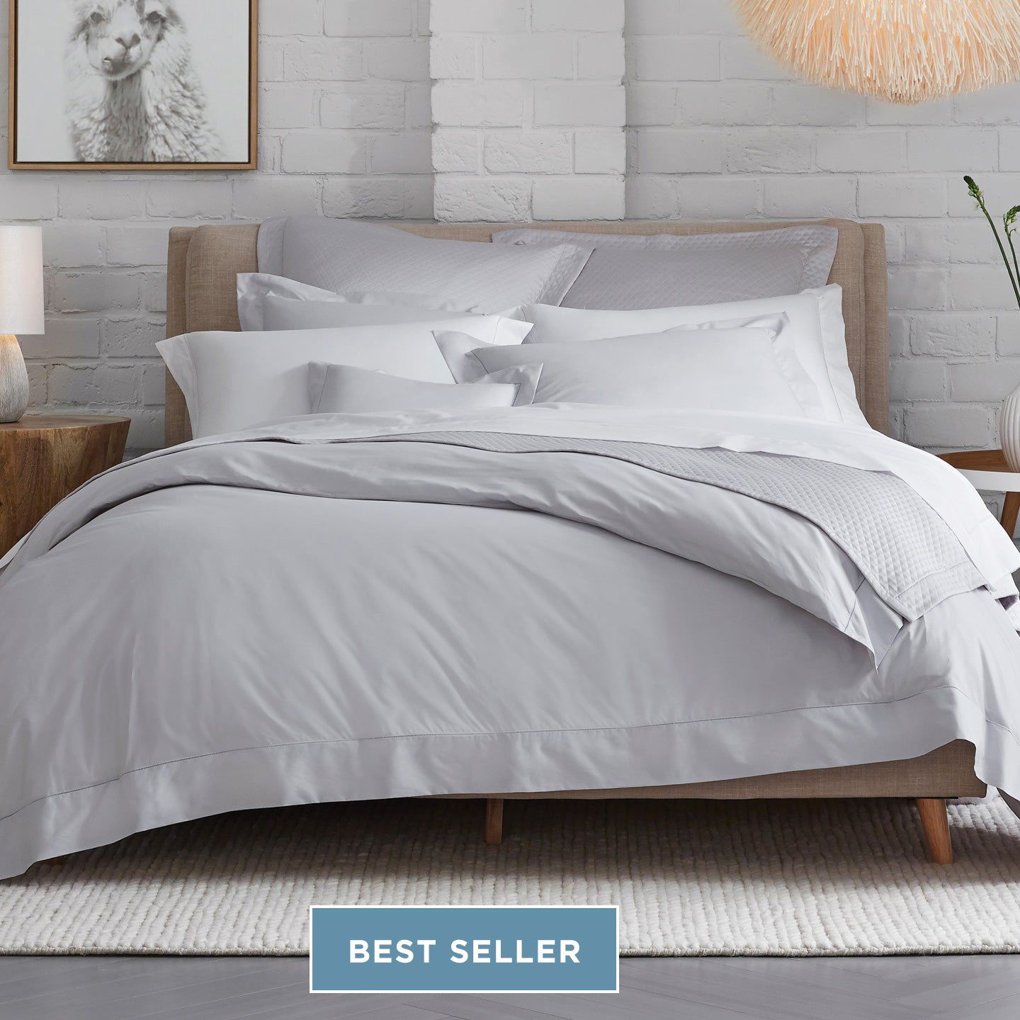 Finna Duvet Cover, Luxury Percale Duvet Covers